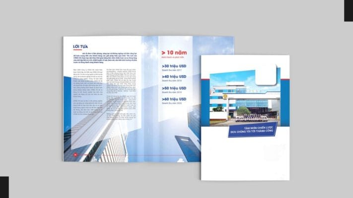 Mẫu profile công ty chuyên nghiệp và sang trọng