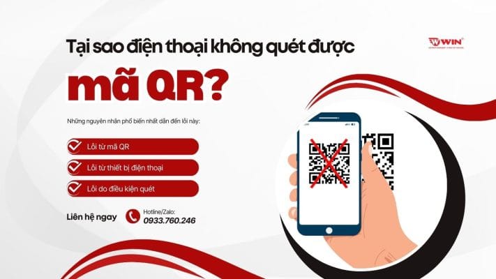Tại sao điện thoại không quét được mã QR?