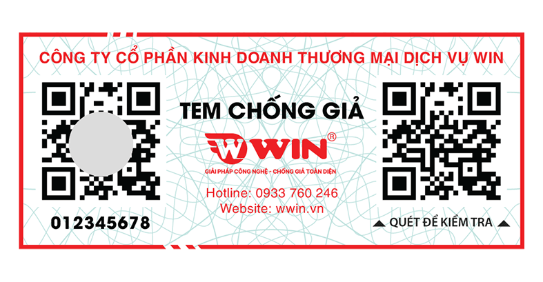 Tem chống hàng giả QR code đôi