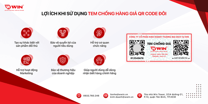 Lợi ích khi doanh nghiệp sử dụng tem chống hàng giả QR code đôi