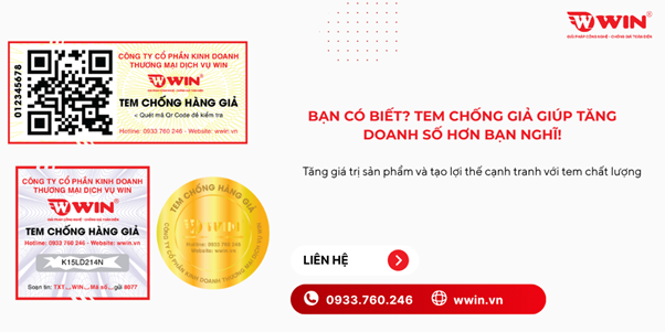 Bạn có biết dán tem chất lượng còn giúp tăng doanh số không chỉ chống giả?