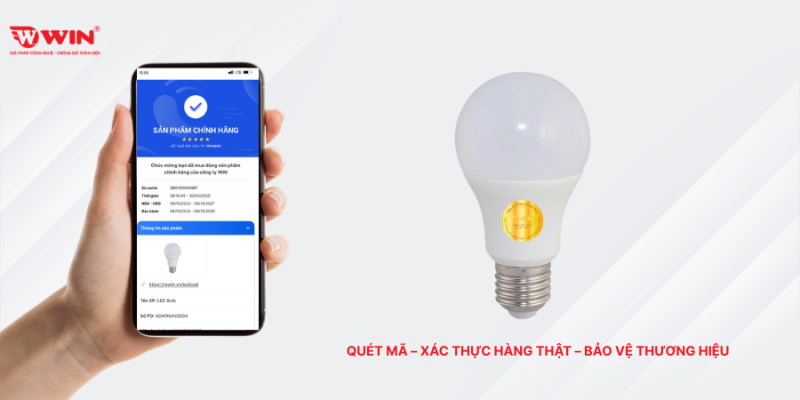 Giải pháp chống giả dành cho thiết bị điện, thiết bị chiếu sáng.