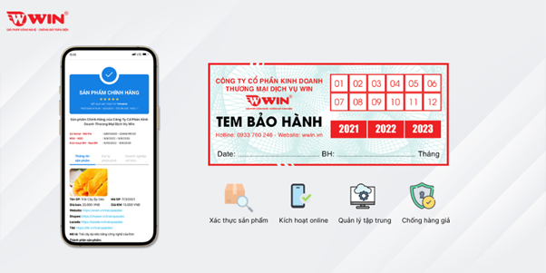 Tìm hiểu quy trình sử dụng tem bảo hành của WIN