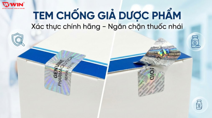 Tem chống hàng giả dành cho dược phẩm