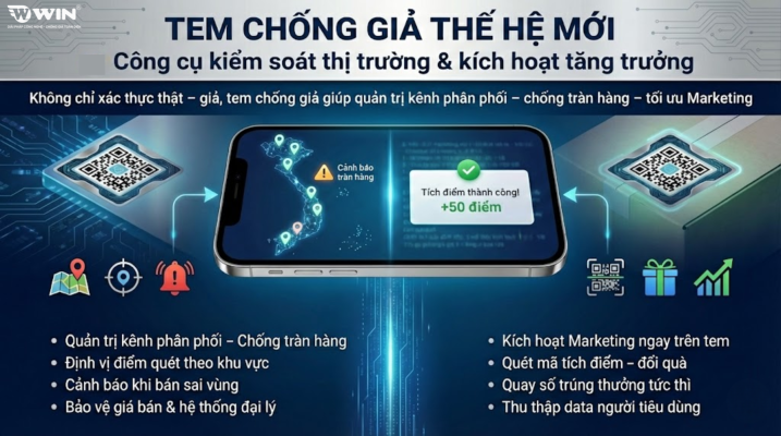 WIN - cung cấp giải pháp chống giả sữa bột uy tín hàng đầu tại TPHCM
