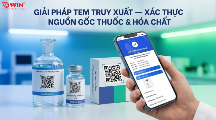 Giải pháp tem truy xuất nguồn gốc hóa chất thuốc