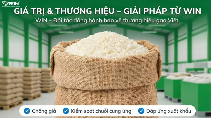 WIN cung cấp giải pháp truy xuất nguôn gốc gạo uy tín tại TPHCM