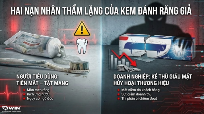 Tem chống giả kem đánh răng ngăn chặn hàng giả, hang nhái và bảo vệ thương hiệu hiệu quả.