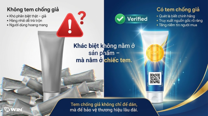 WIN - đơn vị cung cấp tem chống giả uy tín tại tphcm.