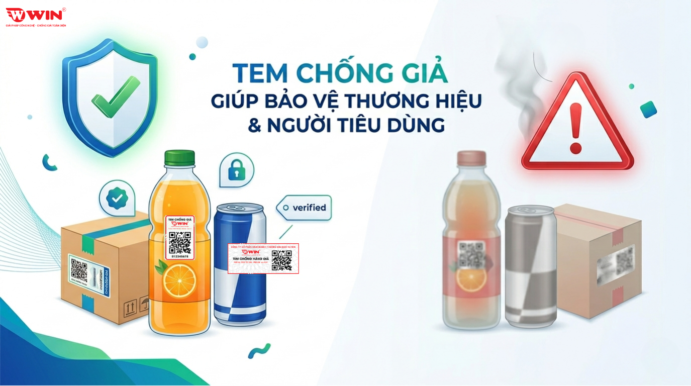 Vì sao nước giải khát cần có tem chống hàng giả?