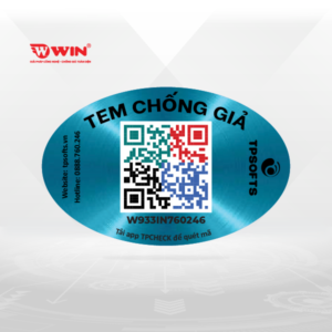 Alternative view of Tem Chống Hàng Giả Hologram Kết Hợp QR Code 