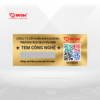 Tem Chống Giả Hologram Kết Hợp QR Và SMS - Ảnh 2