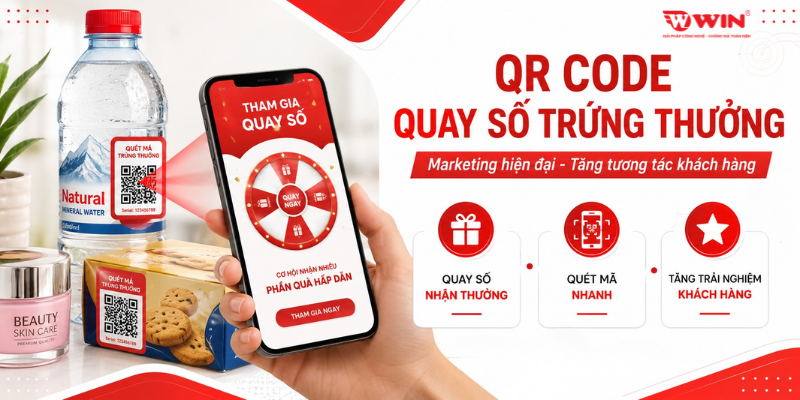QR code quay số trúng thưởng