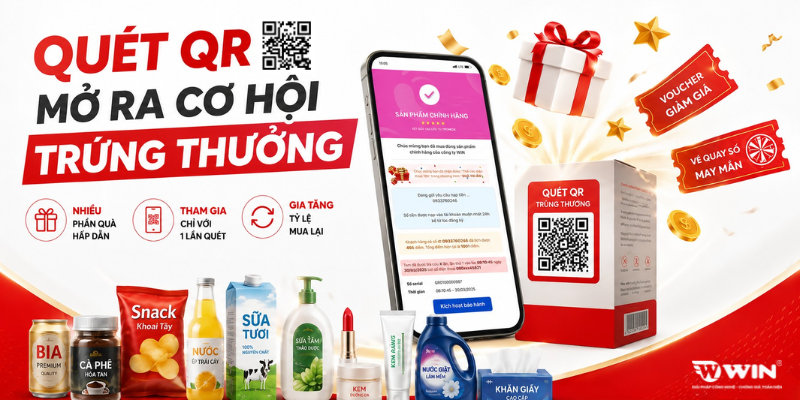 Cách thức hoạt động của QR code quay số trúng thưởng
