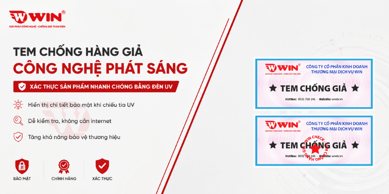 Tìm Hiểu Tem Chống Hàng Giả Công Nghệ Phát Sáng