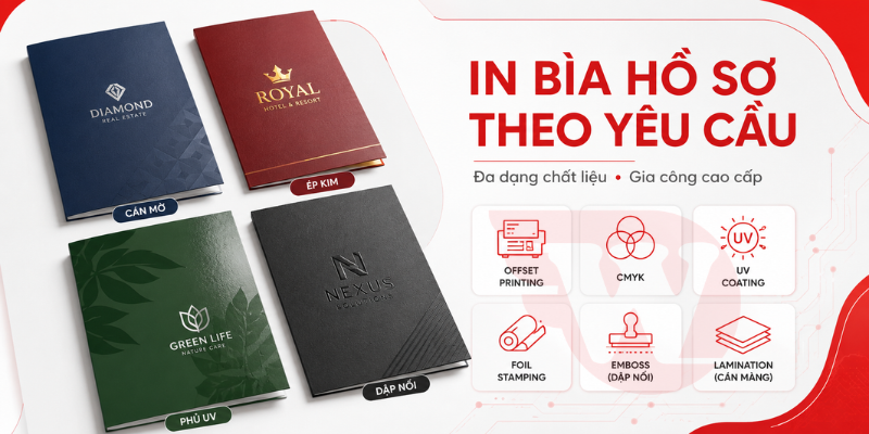 Đặt in bìa đựng hồ sơ chuyên nghiệp tại WIN