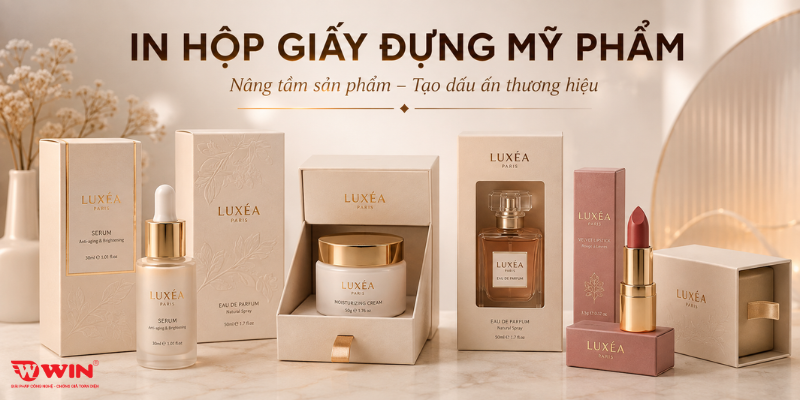 Tại sao doanh nghiệp mỹ phẩm cần đầu tư in hộp giấy chuyên nghiệp?