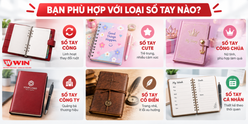 Lựa chọn loại sổ tay phù hợp