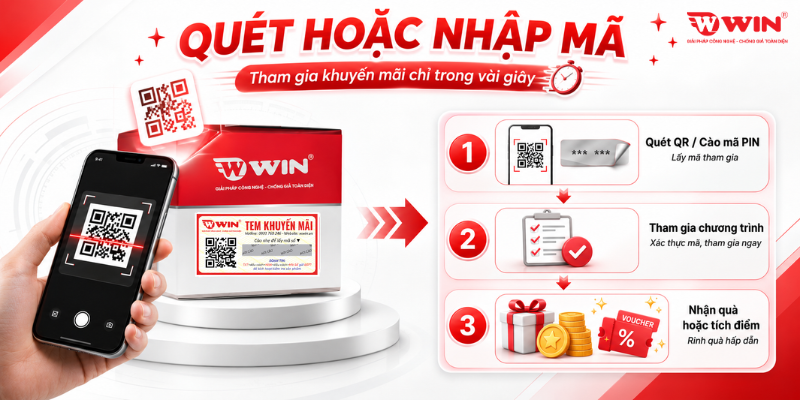 Đặt tem khuyến mãi tại WIN