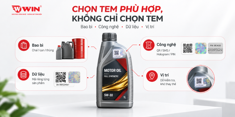 Vì sao dầu nhớt động cơ cần tem chống giả?